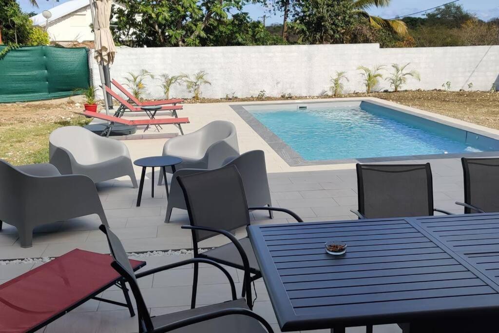 Magnifique Villa Avec Piscine Privative Et Jardin Сен-Франсуа Экстерьер фото